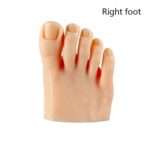 1PC Nail Practice Foot Mannequin with Fake Toes for Pedicure Training